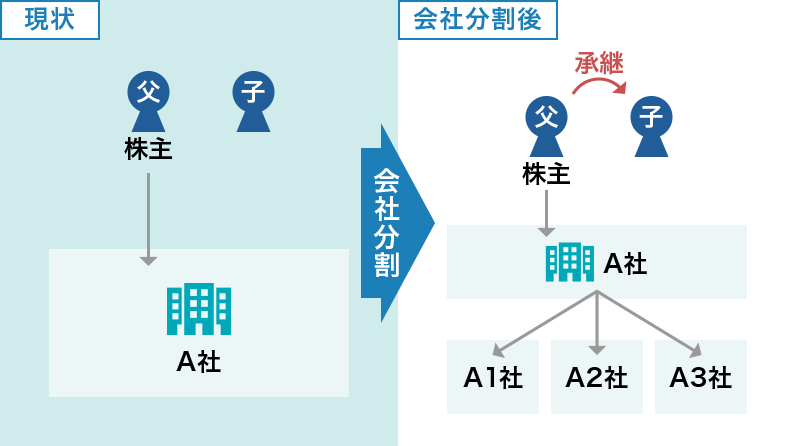 会社分割活用による地域別の分社化